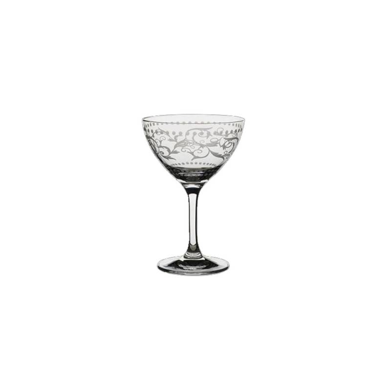 Classic Cocktail Renaissance Kelch aus dekoriertem Glas cl 25