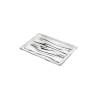 S'Acqua rectangular tray in transparent san cm 23x16x2.2