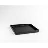 Black acrylic square tray 13x13x1.18 inch