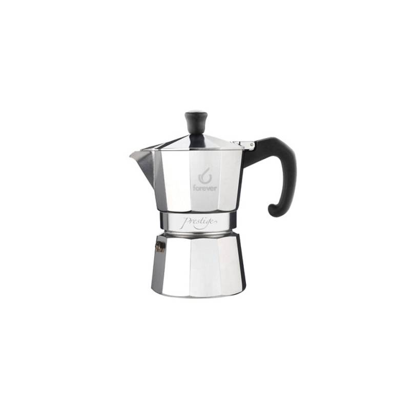 Forever Miss Moka Prestige 2-Tassen-Induktionskaffeemaschine aus Aluminium