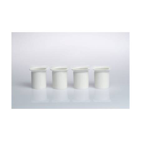 100% Chef yogurt pot in white porcelain cl 6