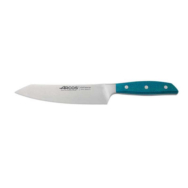 Arcos Brooklyn santoku Messer aus Edelstahl und Micarta Griff cm 19