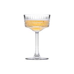 Champagnerbecher Elysia in dekoriertem Glas cl 26