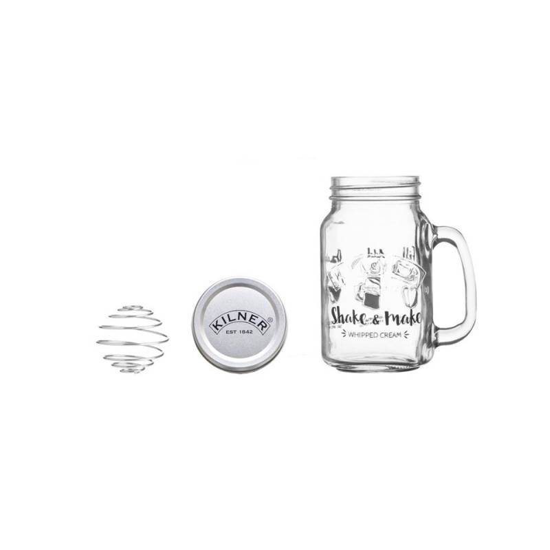 Kilner Milk & Shake Glasgefäß mit Aluminiumstopfen und Stahlfeder cl 54