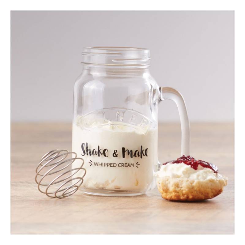 Kilner Milk & Shake Glasgefäß mit Aluminiumstopfen und Stahlfeder cl 54