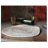 Carpaccio Wood XL 100% Chef Teller aus braunem Porzellan 27x21 cm