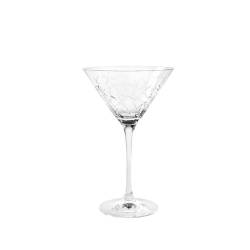 Geschnitztes Glas Martini Glas Becher Edition Rona cl 21