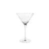 Geschnitztes Glas Martini Glas Becher Edition Rona cl 21