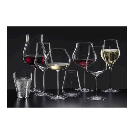 Umana Rona goblet in machine-blown glass cl 110