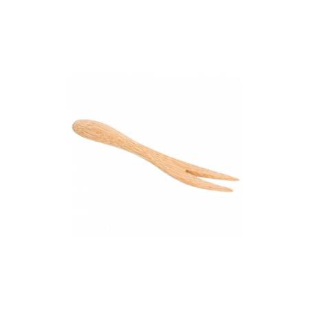 Mini 2-pronged bamboo fork cm 9