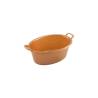 Oval coppered abs basin 20x14.5 cm