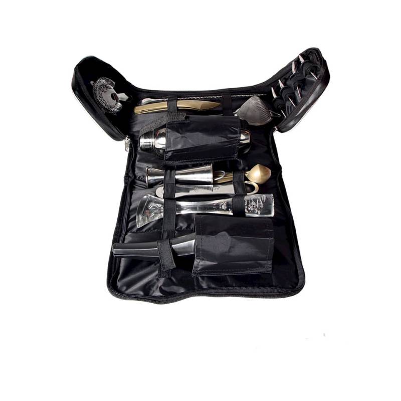 Cube Luxury Barkeeper-Tasche aus schwarzem Nylon