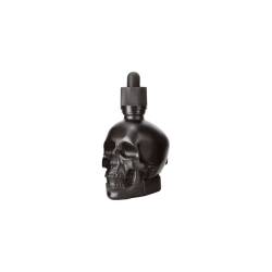 Dash Flasche mit Tropfer Skull schwarzes Glas cl 6