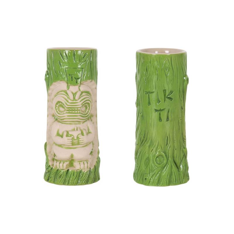 Tiki Becher Aloha grün Porzellan cl 38