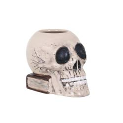 Tiki Becher Totenkopf Porzellan beige cl 70