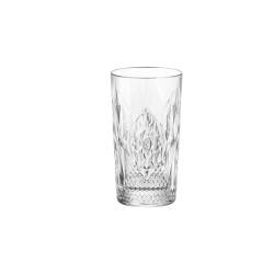 Stein bearbeitetes Glas Getränkeglas cl 49