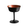 Retro Fizz Urban Bar Becher in schwarz und Bronze Glas cl 26