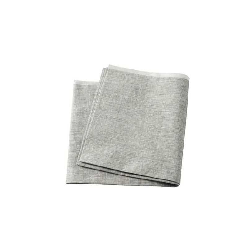 Easy smoke-grey cellulose tete a tete 47.24x15.74 inch