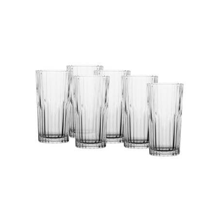 Manhattan transparent decorated glass 10.31 oz.