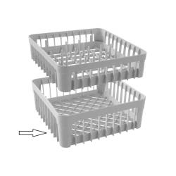 Hendi Geschirrspüler Korb in Polypropylen grau cm 40x40x15