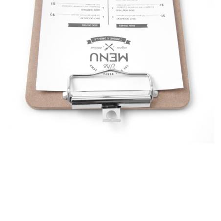 Wooden menu holder with clamp 9.45x13 inch