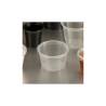 Transparent polypropylene sauce cup 2.02 oz.