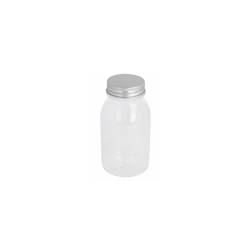 Transparente pet-Flasche mit Aluminiumverschluss cl 22