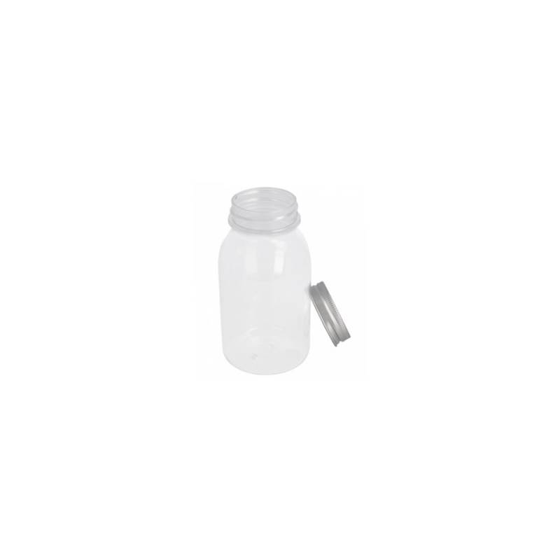 Transparente pet-Flasche mit Aluminiumverschluss cl 22