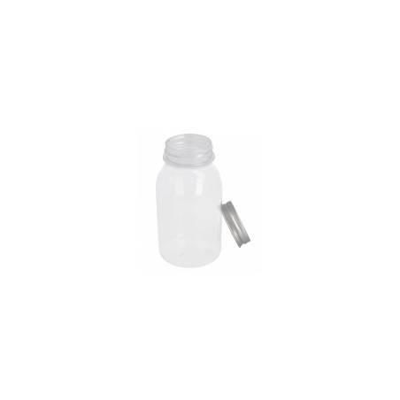 Transparent pet bottle with aluminium cap 7.43 oz.