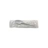 White plastic single bagged spoon cm 12.5