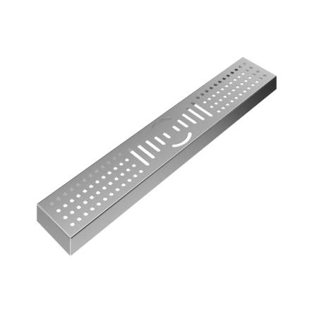 Stainless steel bar mat with grill 23.62 inch