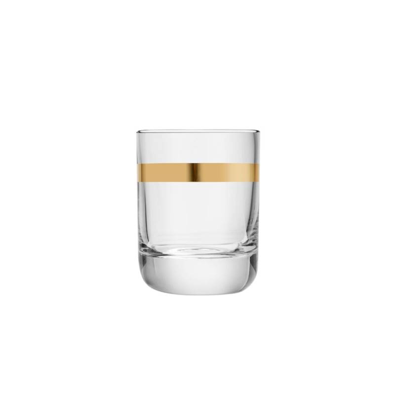 Envy Libbey Felsen Glas mit Gold Daube cl 32