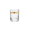 Envy Libbey Felsen Glas mit Gold Daube cl 32