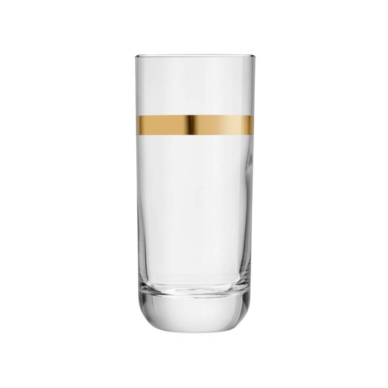 Envy Libbey Getränkeglas mit Goldrand cl 35.4