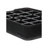 Black silicone cube ice mould 1.81x1.81 inch