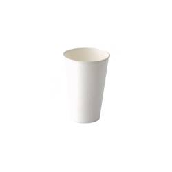 Weißes Papier Cappuccino Glas cl 40