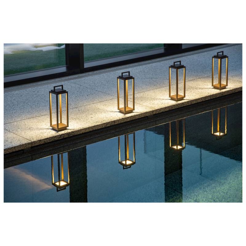 Resort LED-Lampe aus Corten-Aluminium