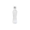 Pointed glass bottle with stainless steel cap 33.47 oz.