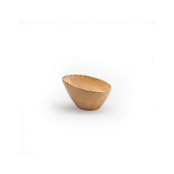 Ingwer-Porzellan-Appetitanregerbecher 10,5x7,5x6 cm