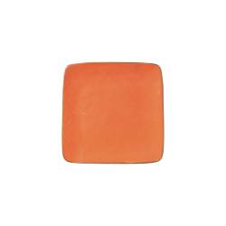 Jaffa orange quadratische Keramikschale Mittelmeer cm 11,7