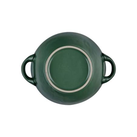 Mediterranean green ceramic soup and rice bowl 5.90 inch