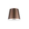 One Light wiederaufladbarer LED-Lampenschirm bronze