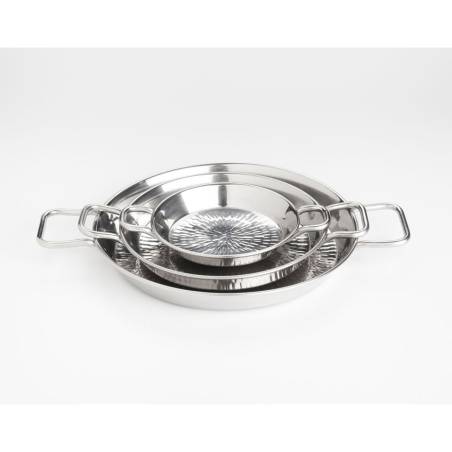 Mini paellera XS 100% Chef in acciaio inox cm 10