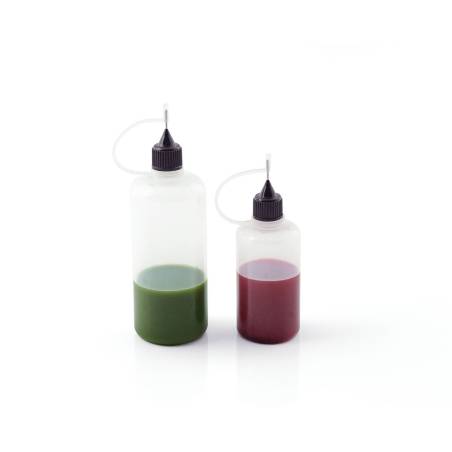 100% Chef Mini precision squeeze bottle with needle and cap 1.69 oz.