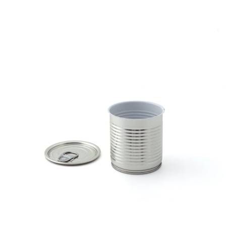 Mini Einwegdosenbecher 100% Chef Dose mit Deckel cl 25