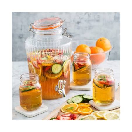 Kilner Glas Vintage Getränkespender mit Hahn lt 5