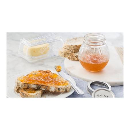 Kilner glass Orange jar with lid 13.52 oz.