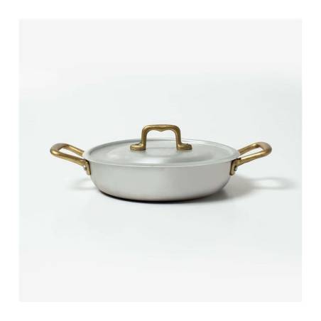 Aluminium lid with bronze handle 4.13 inch