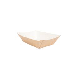 Braunes Papierboot 10,7x7,2x3 cm