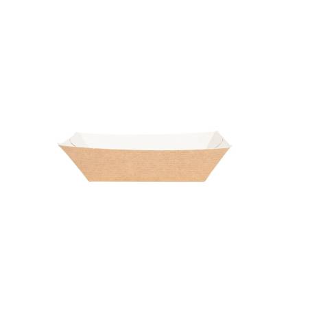 Braunes Papierboot 10,7x7,2x3 cm